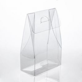 Petite boite à onglets coniques à transparence cristalline 10.2 x 5.1 x 15.2cm (25 Pièces) [FS279]