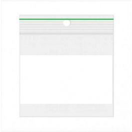 Sachet zip transparent au meilleur prix 10x15 cm PE 50 microns avec fenêtre d'écriture (1000 pcs) [2PEC1015S]