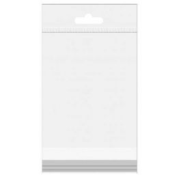 Sachet à trou de suspension refermable à transparence cristalline 11.5x16 cm (100 pièces) [HB1116]