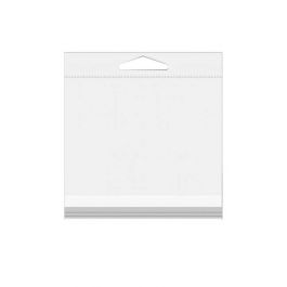 Sachet à trou de suspension refermable à transparence cristalline 31.1x31.8cm (100 pièces) [HB1212H]