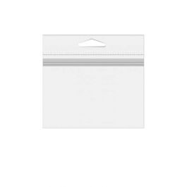 Sachet refermable à trou de suspension euro et transparence cristalline avec ouverture en haut 7.6x7.6cm (500 pièces) [J3T]
