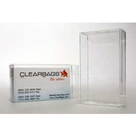 Boites cadeau plastique à transparence cristalline 5.4 x 1.7 x 9.2cm (25 Pièces) [FB36]