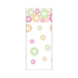 Sachet SOS imprimé éclats de points 10.2x6.4x24.1cm (100 pièces) [G4BD]