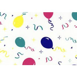 Sachet SOS imprimé fête 10.2x6.4x24.1cm (100 pièces) [G4CEL]