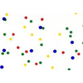 Sachet SOS imprimé points colorés 12.7x7.6x29.2cm (100 pièces) [G5MD1]