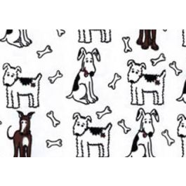 Sachet SOS imprimé chiens 12.7x7.6x29.2cm (100 pièces) [G5PUP]