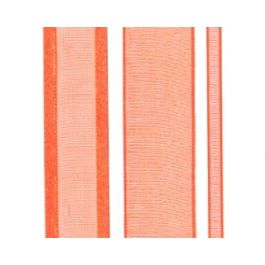 Ruban Bords Satiné orange 1.5cm x 23 mètres  (1 Pièce)   [RIBSEORG]