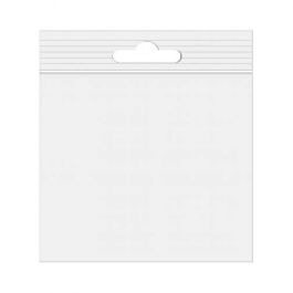 Druckverschlussbeutel mit Euroloch 10x10cm Kristallklar PP 50 Mikron (100 Stück) [ZE44]