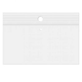 Sachet zip à transparence cristalline avec trou de suspension européen + trou d'aération 15,2x10,2cm (100 pièces) [ZR64V]