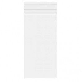 Sachet zip à transparence cristalline 10,2x25,4cm (100 pièces) [ZC410]