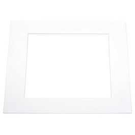 Passe partout Blanc 19 x 24cm pour le découpage intérieur. 27.9 x 35.6cm (10 Pièces) [MS20088]