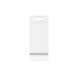 Sachet à trou de suspension refermable avec fermeture sécurisée 12.2x25.4cm (100 pièces) [HB49XPC]