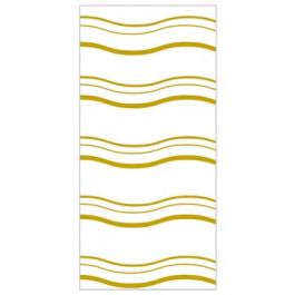 Sac à soufflet imprimé vagues 10,2x6,4x24,13cm (100 pièces) [CG4WV] En vente jusqu’à écoulement des stocks!