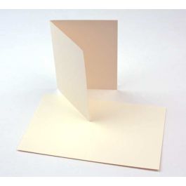 Cartes vierges plates Mohawk 100% recyclée Crème 14.0 x 10.8cm (50 Pièces) [PF21A]
