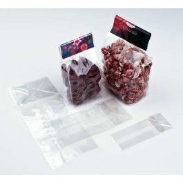 Sachet SOS à fond plat transparence cristalline 8.9x5.7x24.8cm (100 pièces) [FGCC15]