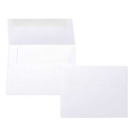 Enveloppes Bright, Blanche 13.0 x 9.2cm (50 Pièces) [E5301]