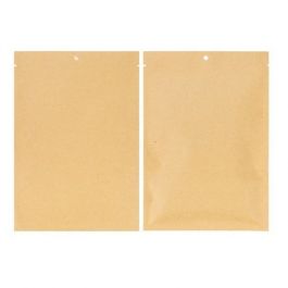 Kraftbeutel 8.5x10.5cm Braun | Kompostierbar & Heißsiegelfähig (100 Stück) [KHS34M]