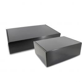 Boite Alimentaire 61 x 37 x 14 cm Noir (25 pcs) [FP-NS1027]