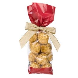 Sachet SOS imprimé transparent avec extrémités rouges 6.7x4.8x27.3 cm (100 pièces) [G2RD]