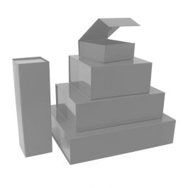 Boite Aimantée 33 x 10 x 10 cm Argent (25 pcs) [FP-VPD054]