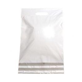 Enveloppe plastique 45 x 56 + 7 cm blanc (250 pcs) [FP-VZQ035]