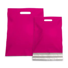 Kunststoff-Versandtaschen 30x40+7cm Fuchsia (250 Stück) [FP-VZQ030]