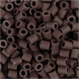 Les Perles NABBI BioBeads, dim. 5x5 mm, diamètre intérieur 2.5 mm, medium, brun, 3000 pièces/ 1 Pq. [HOB-906781]