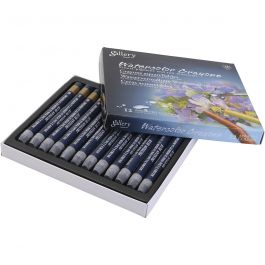 Pastels à la cire aquarellables, prussian blue (159), 12 pièces/ 1 Pq. [HOB-427357]
