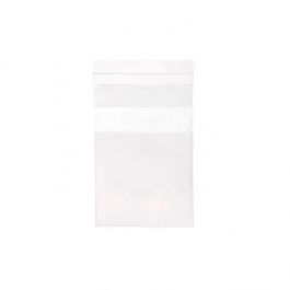 Sachets transparence cristalline41 x 38 mm + rabat (100 pièces) [B1X1]