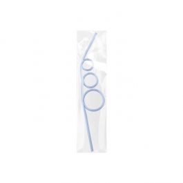 Sachet plastique transparence cristalline 6,4x31,1cm avec Rabat Adhésif (100 pièces) [B2X12]