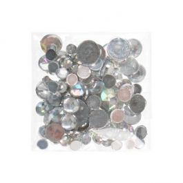 Sachet plastique transparence cristalline 5x5+4cm avec Rabat Adhésif (100 pièces) [B2X2E]
