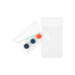 Sachet plastique transparence cristalline 7,6x11 avec Rabat Adhésif (100 pièces) [B2X4XL]