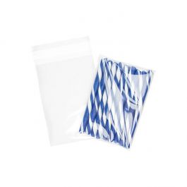 Sachet plastique transparence cristalline 10x14,5cm avec Rabat Adhésif (100 pièces) [B3X5W]