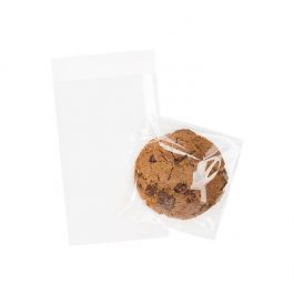 Sachet plastique transparence cristalline 9,7x14,1cm avec Rabat Adhésif (100 pièces) [B3X5XL]