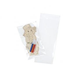 Sachet plastique transparence cristalline 11,9x26,4cm avec Rabat Adhésif (100 pièces) [B410M]