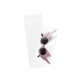 Sachet plastique transparence cristalline 10,8x28,6cm avec Rabat Adhésif (100 pièces) [B411]