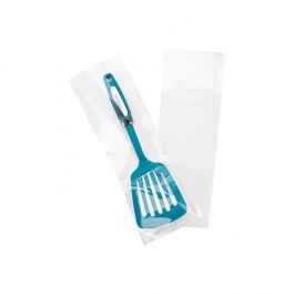 Sachet plastique transparence cristalline 12,4x33,3cm avec Rabat Adhésif (100 pièces) [B413]