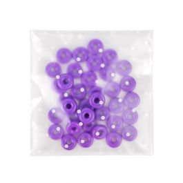 Sachet Plastique glacés 10,2x10,2 cm Avec poids et rabat adhésif (100 pièces) [B44FD]