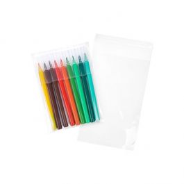 Sachet plastique transparence cristalline 11x17+4cm avec Rabat Adhésif (100 pièces) [B46T]