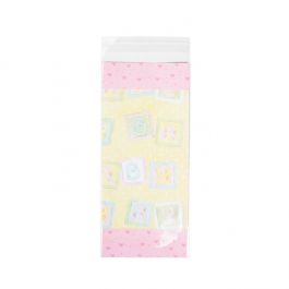 Sachet plastique 10,3x22,9 cm Refermable par Rabat Adhésif (100 pièces) [B49XS]
