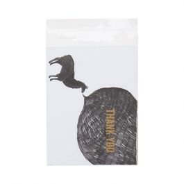Sachet plastique transparence cristalline 11x14,5cm avec Rabat Adhésif (100 pièces) [B4B5]