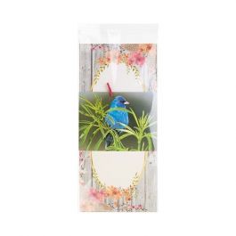 Sachet plastique transparence cristalline 14,5x30,6cm avec Rabat Adhésif (100 pièces) [B512]