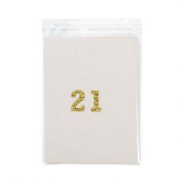 Sachet plastique transparence cristalline 12,5x15,5+3cm avec Rabat Adhésif (100 pièces) [B5B1]
