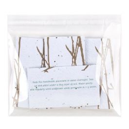 Sachet plastique transparence cristalline 14,3x9,1cm avec Rabat Adhésif (100 pièces) [B5X3]