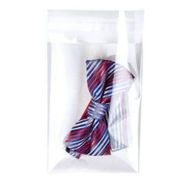 Sachet plastique transparence cristalline 12,5x16,5+4cm avec Rabat Adhésif (100 pièces) [B65]