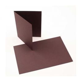 Glückwunschkarten Braun 14x10.8cm (50 Stück) [PC212]