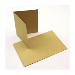Glückwunschkarten Gold/Grün 17.8x12.4cm (50 Stück) [PC011]