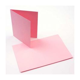 Glückwunschkarten Rosa 14x10.8cm (50 Stück) [PC204]
