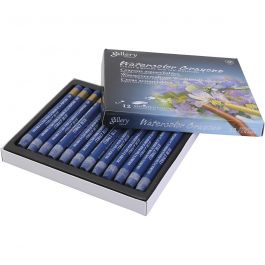 Pastels à la cire aquarellables, carmin (338), 12 pièces/ 1 Pq. [HOB-427353]