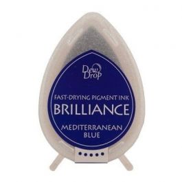 Brilliance Dew drops tampon Mediterranean blue (1 pcs) [BD-000-018]
